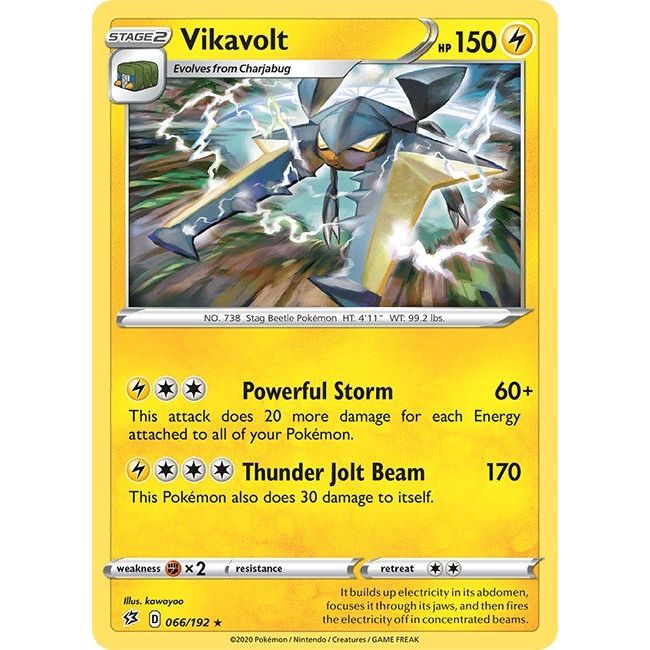 Image for Vikavolt (066/192) (SWSH02) - Pokemon