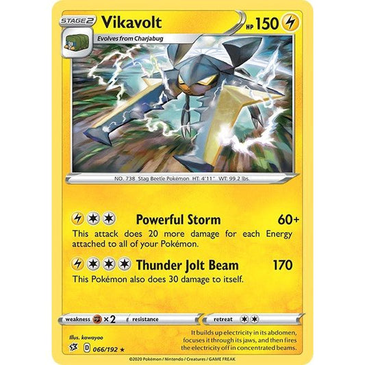 Image for Vikavolt (066/192) (SWSH02) - Pokemon