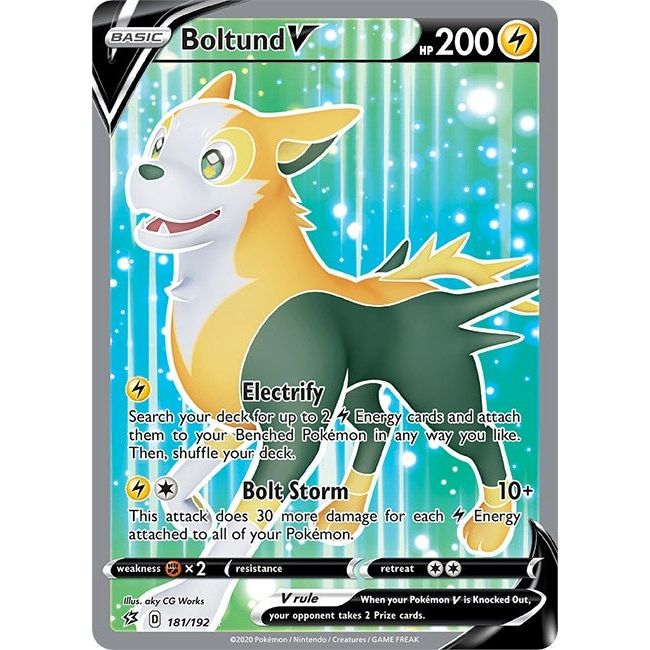 Image for Boltund V (Full Art) (181/192) (SWSH02) - Pokemon