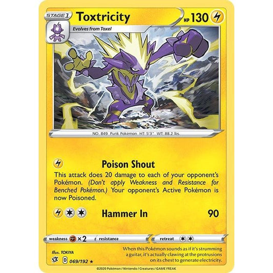 Image for Toxtricity (069/192) (SWSH02) - Pokemon