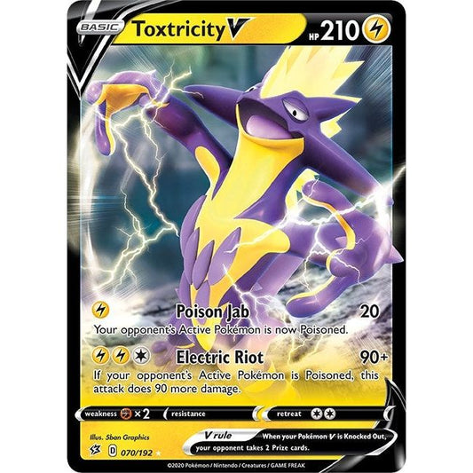 Image for Toxtricity V (070/192) (SWSH02) - Pokemon