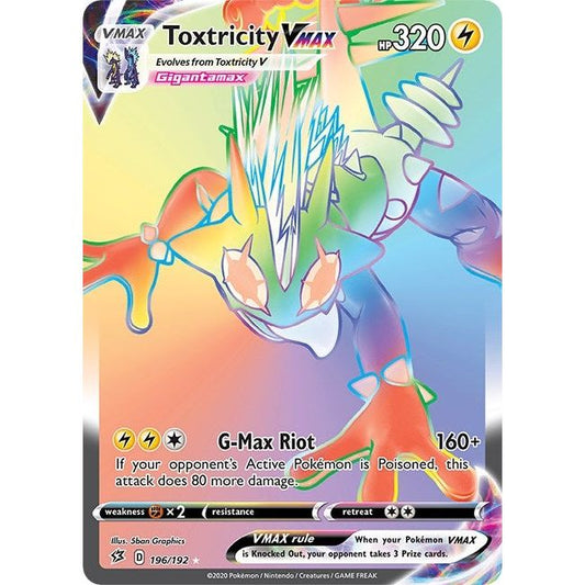 Image for Toxtricity VMAX (Secret) (196/192) (SWSH02) - Pokemon