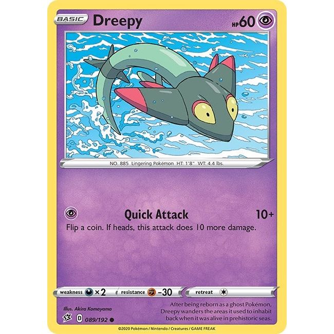 Image for Dreepy (089/192) (SWSH02) - Pokemon