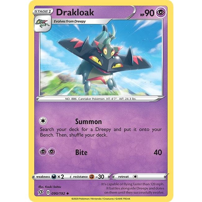 Image for Drakloak (090/192) (SWSH02) - Pokemon