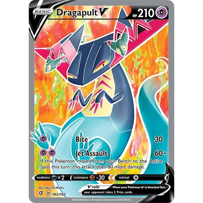 Image for Dragapult V (Full Art) (183/192) (SWSH02) - Pokemon