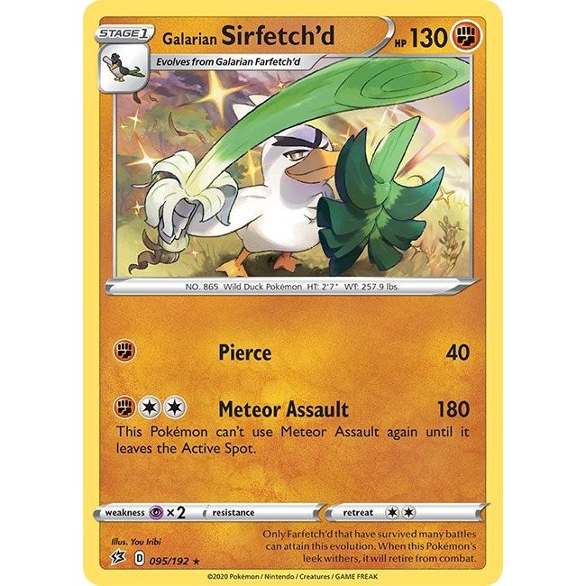 Image for Galarian Sirfetch'd (095/192) (SWSH02) - Pokemon
