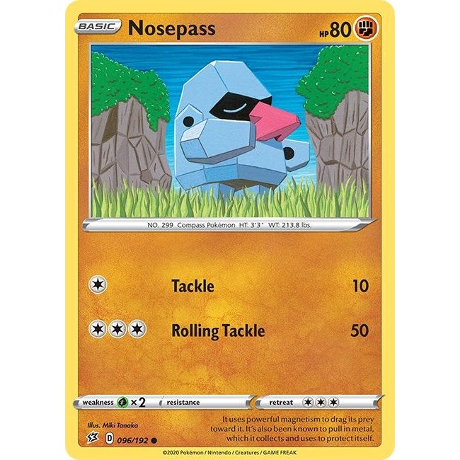 Image for Nosepass (096/192) (SWSH02) - Pokemon