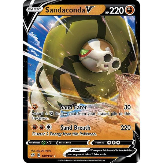 Image for Sandaconda V (108/192) (SWSH02) - Pokemon