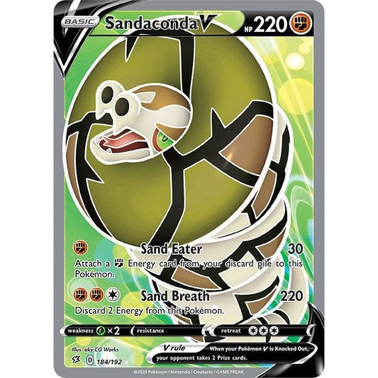 Image for Sandaconda V (Full Art) (184/192) (SWSH02) - Pokemon