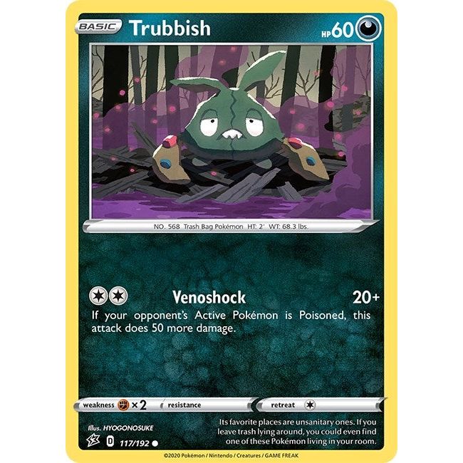 Image for Trubbish (117/192) (SWSH02) - Pokemon