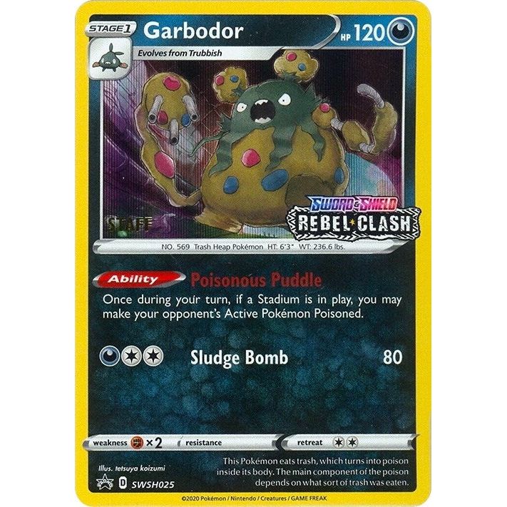 Image for Garbodor - SWSH025 (Prerelease) [Staff] (SWSH025) (SWSD) - Pokemon
