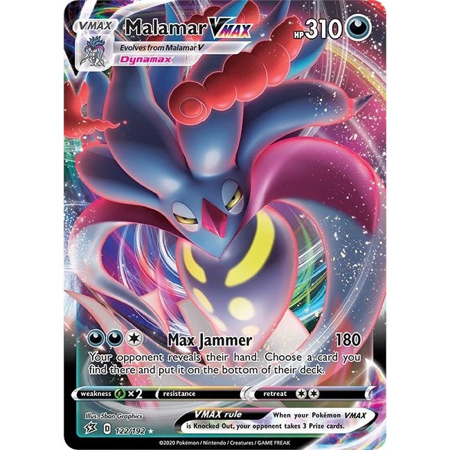 Image for Malamar VMAX (122/192) (SWSH02) - Pokemon