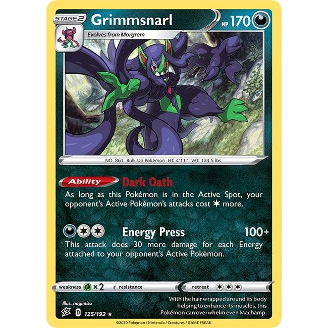 Image for Grimmsnarl (125/192) (SWSH02) - Pokemon