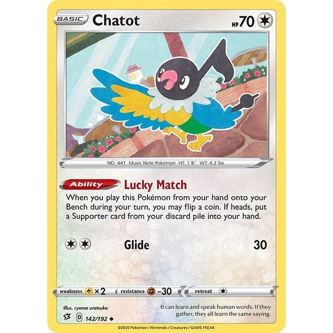 Image for Chatot (142/192) (SWSH02) - Pokemon