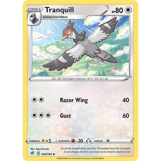Image for Tranquill (144/192) (SWSH02) - Pokemon