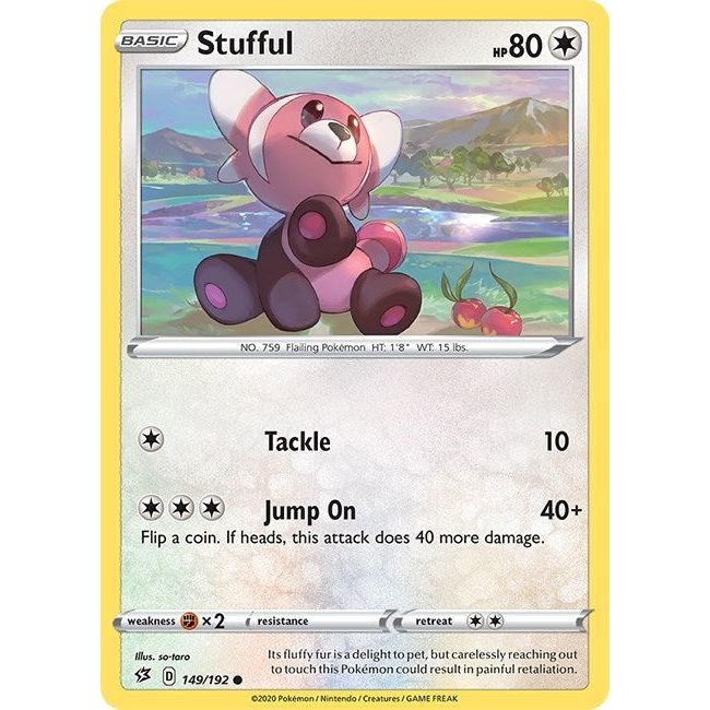 Image for Stufful (149/192) (SWSH02) - Pokemon