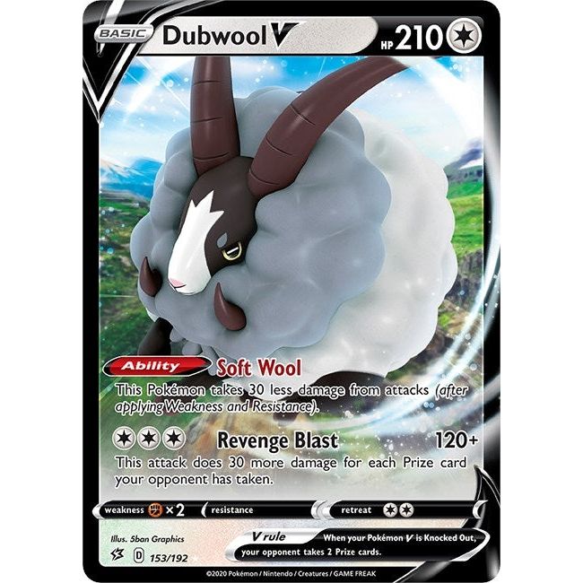 Image for Dubwool V (153/192) (SWSH02) - Pokemon