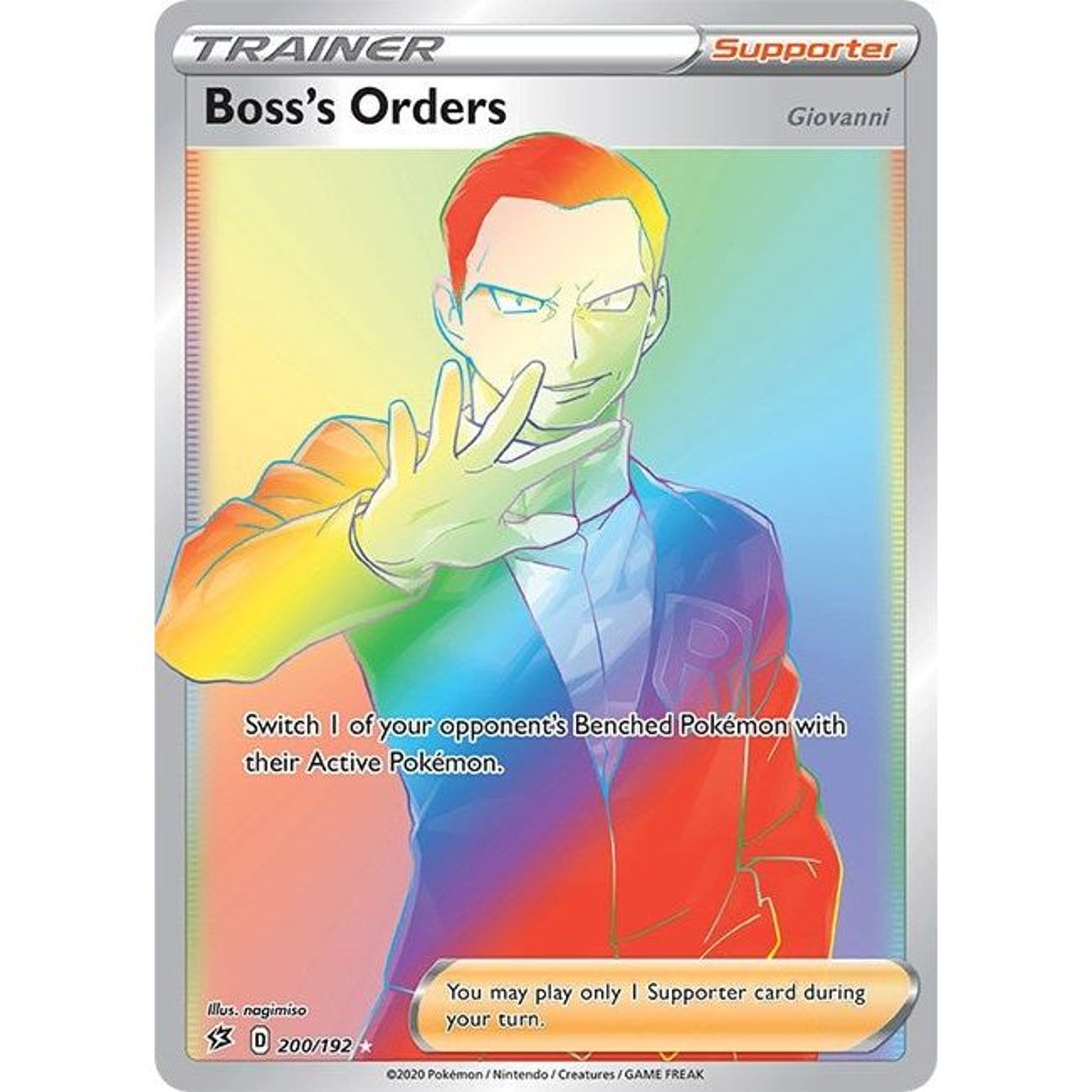 Image for Boss's Orders (Secret) (200/192) (SWSH02) - Pokemon