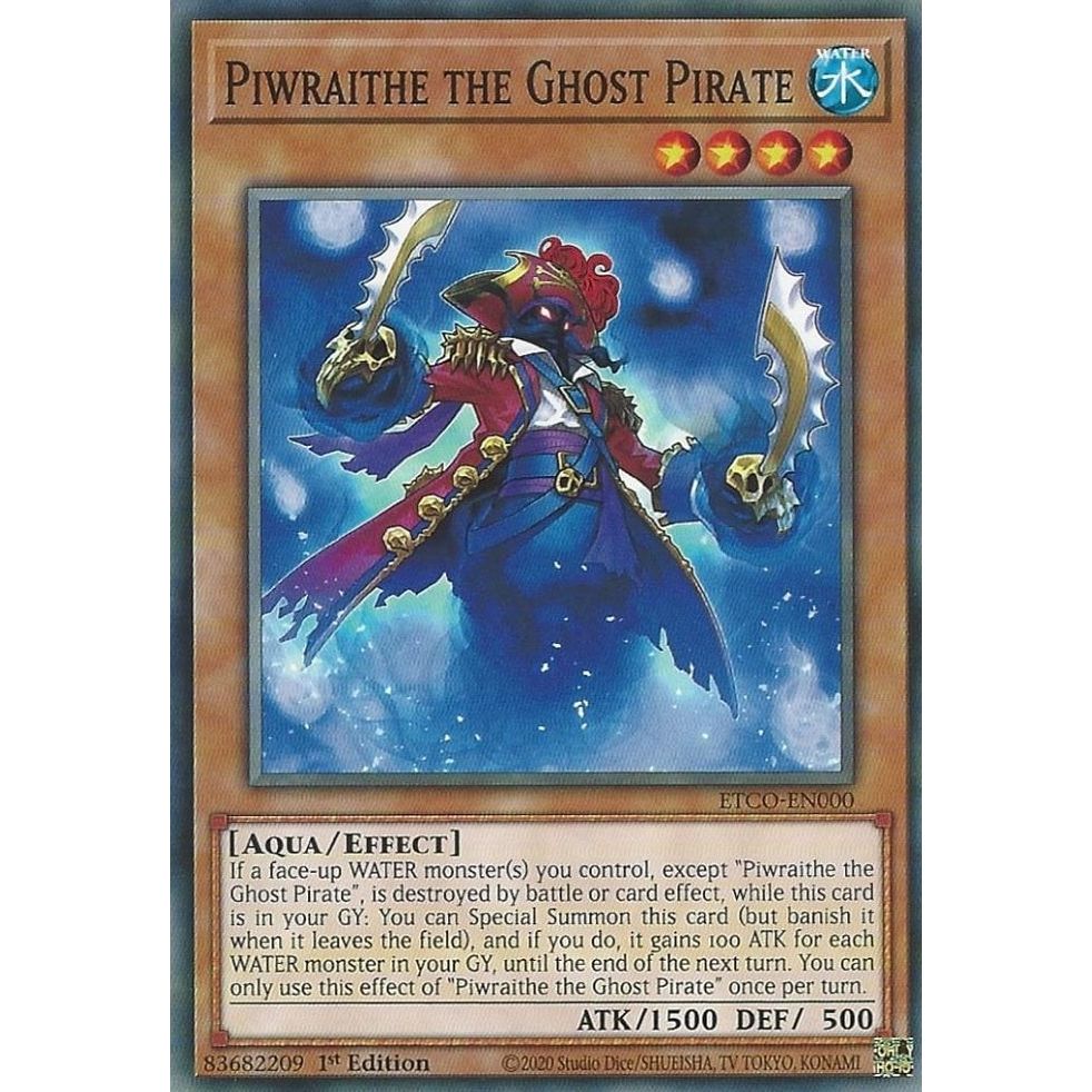 Image for Piwraithe the Ghost Pirate (ETCO-EN000) (ETCO) - YuGiOh