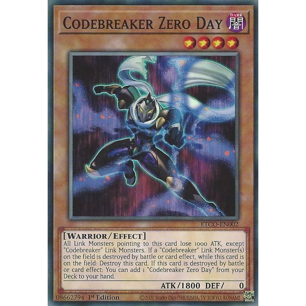 Image for Codebreaker Zero Day (ETCO-EN002) (ETCO) - YuGiOh