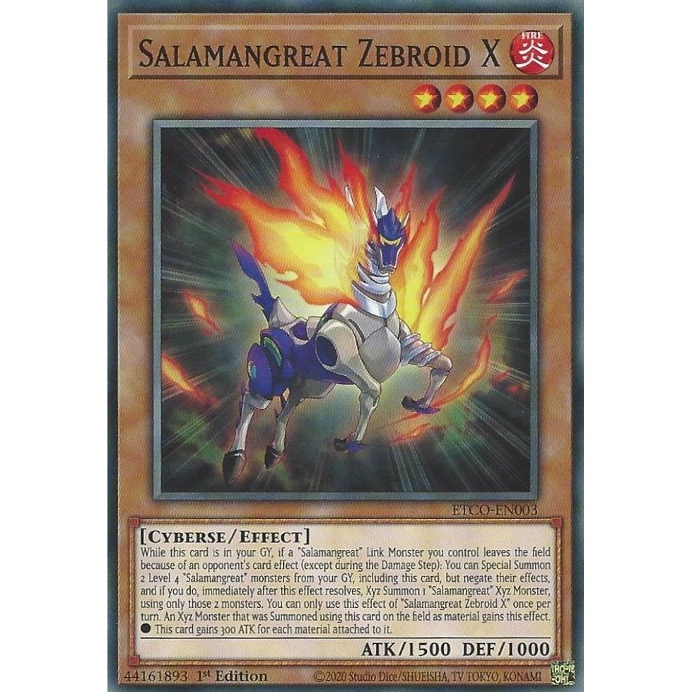 Image for Salamangreat Zebroid X (ETCO-EN003) (ETCO) - YuGiOh