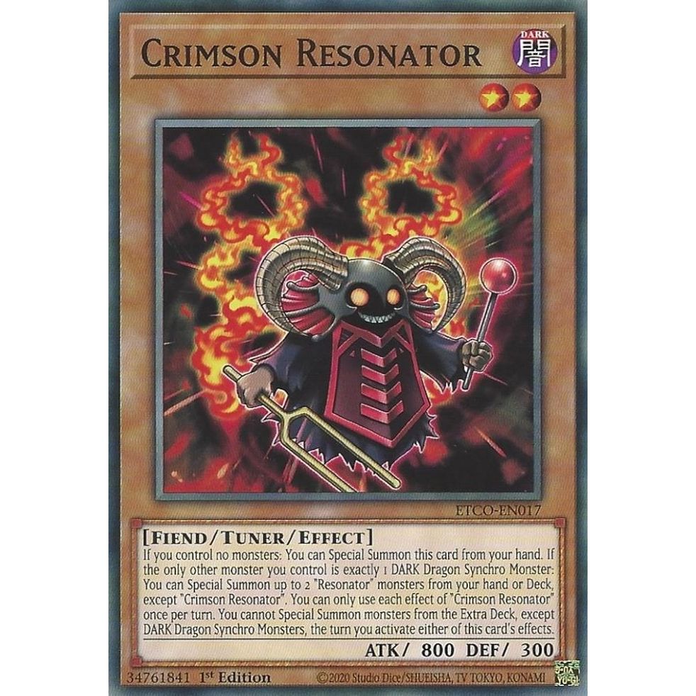 Image for Crimson Resonator (ETCO-EN017) (ETCO) - YuGiOh