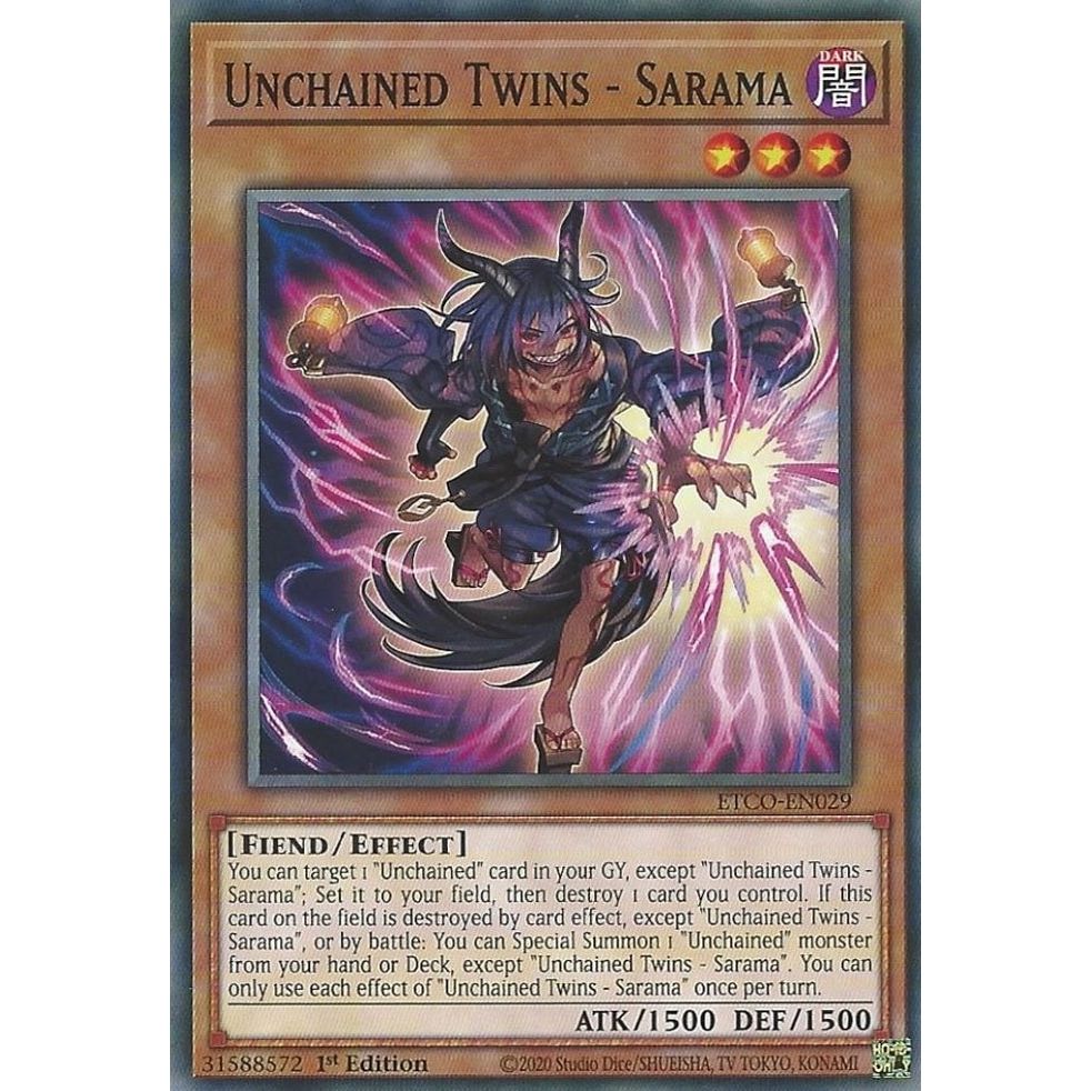 Image for Unchained Twins - Sarama (ETCO-EN029) (ETCO) - YuGiOh