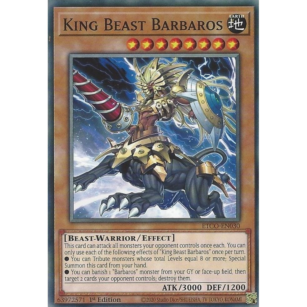 Image for King Beast Barbaros (ETCO-EN030) (ETCO) - YuGiOh