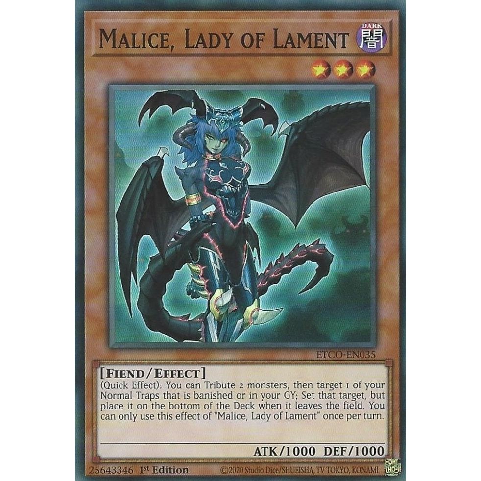 Image for Malice, Lady of Lament (ETCO-EN035) (ETCO) - YuGiOh