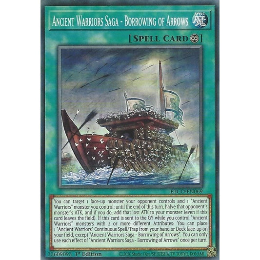 Image for Ancient Warriors Saga - Borrowing of Arrows (ETCO-EN069) (ETCO) - YuGiOh