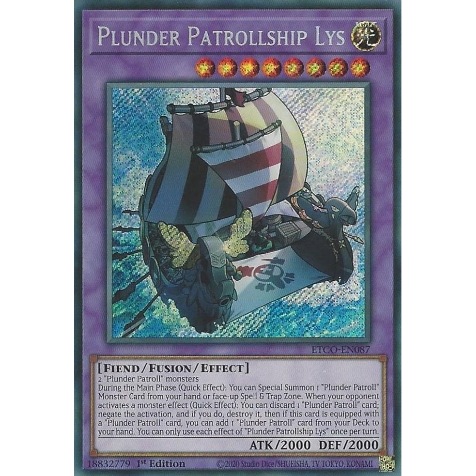 Image for Plunder Patrollship Lys (ETCO-EN087) (ETCO) - YuGiOh