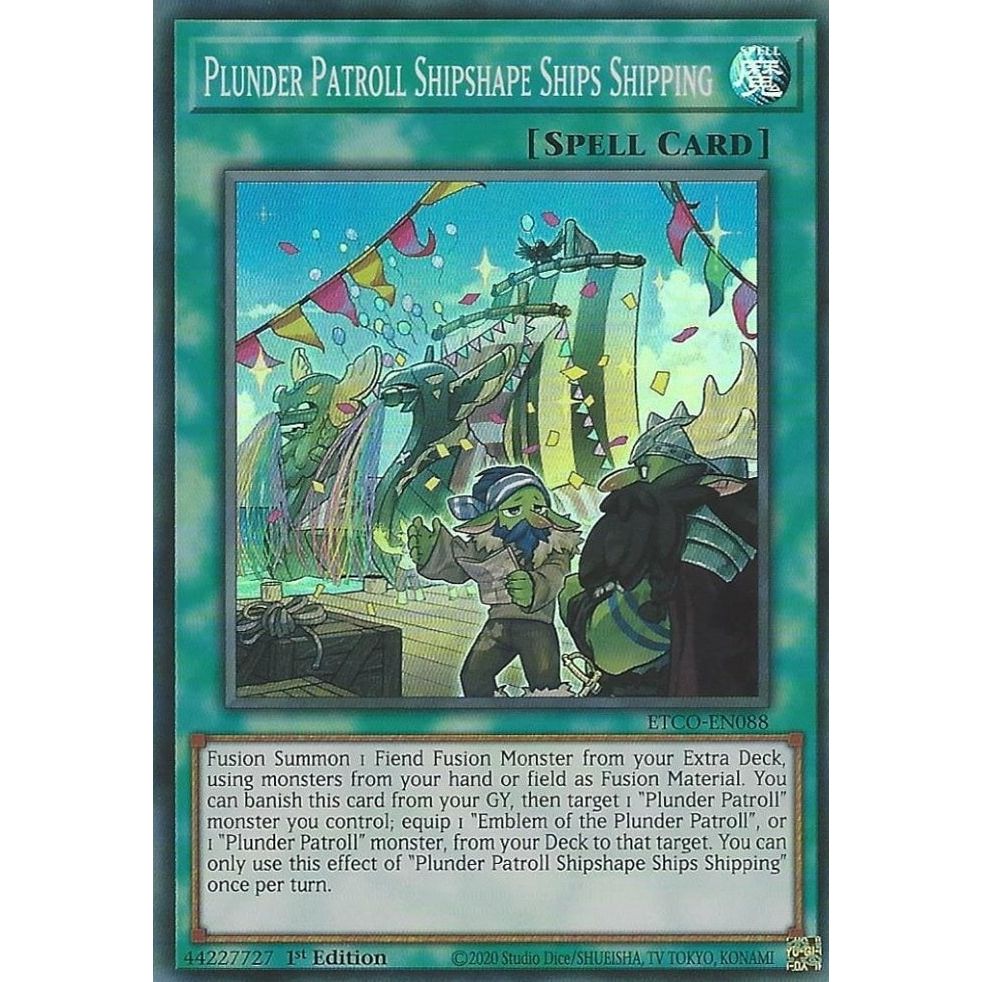 Image for Plunder Patroll Shipshape Ships Shipping (ETCO-EN088) (ETCO) - YuGiOh