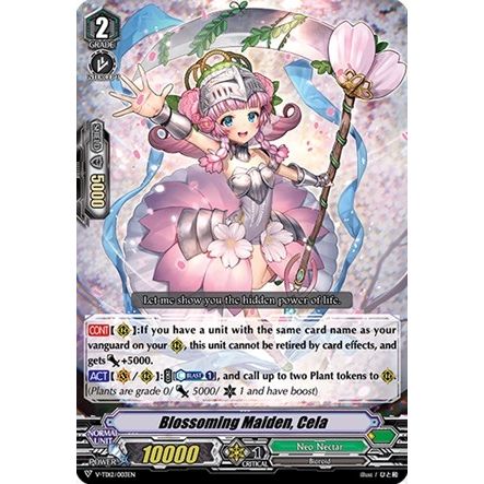 Image for Blossoming Maiden, Cela (RRR Foil) (V-TD12/003EN) (V-TD12) - Cardfight Vanguard