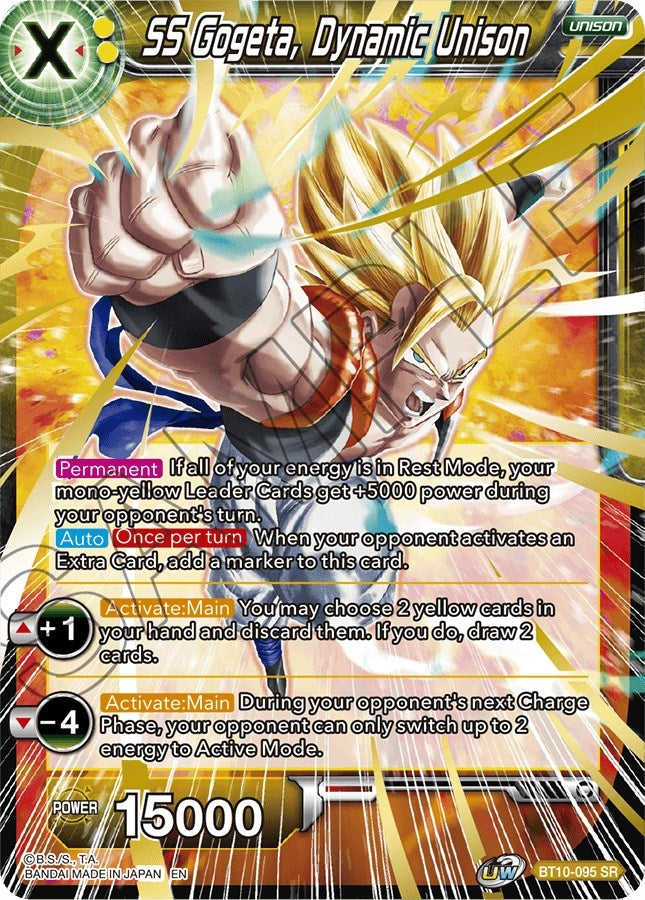 Image for SS Gogeta, Dynamic Unison (BT10-095) (DBS-B10) - Dragon Ball Super: Masters