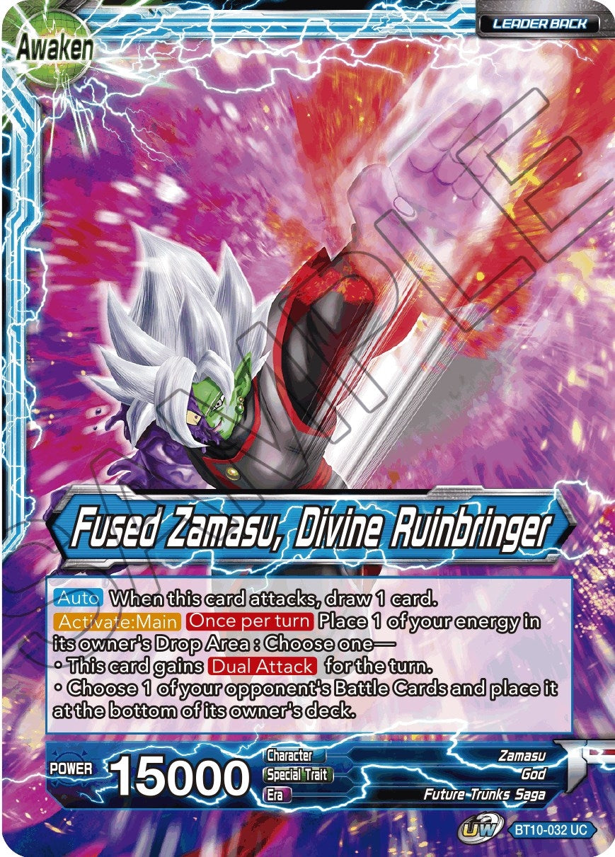 Image for Fused Zamasu // Fused Zamasu, Divine Ruinbringer (BT10-032) (DBS-B10) - Dragon Ball Super: Masters