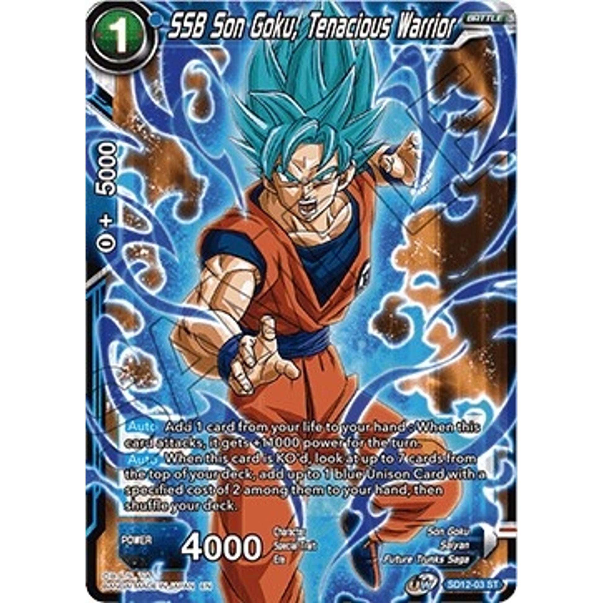 Image for SSB Son Goku, Tenacious Warrior (SD12-03) (DBS-B10) - Dragon Ball Super: Masters