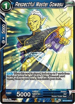 Image for Respectful Master Gowasu (BT10-049) (DBS-B10) - Dragon Ball Super: Masters