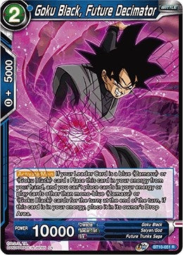 Image for Goku Black, Future Decimator (BT10-051) (DBS-B10) - Dragon Ball Super: Masters