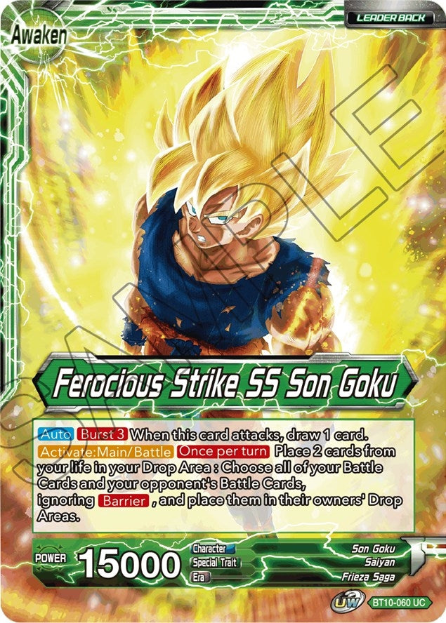 Image for Son Goku // Ferocious Strike SS Son Goku (BT10-060) (DBS-B10) - Dragon Ball Super: Masters