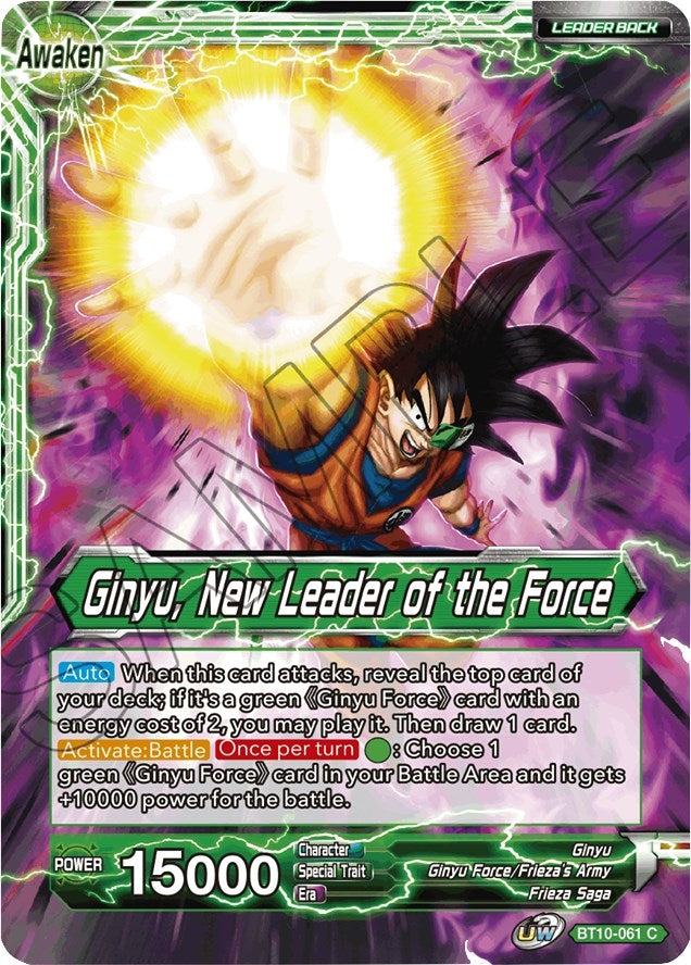 Image for Ginyu // Ginyu, New Leader of the Force (BT10-061) (DBS-B10) - Dragon Ball Super: Masters