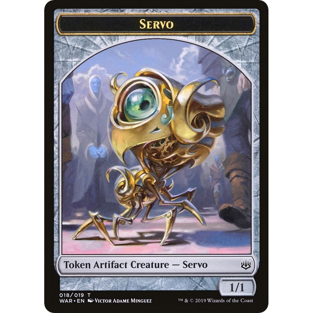 Image for Servo // Dragon Double-Sided Token (Challenger 2020) (18 // 13) (UMP) - Magic: The Gathering