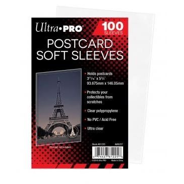 Image for Ultra PRO Postcard Soft Sleeves (100-Pack) - Card Sleeves