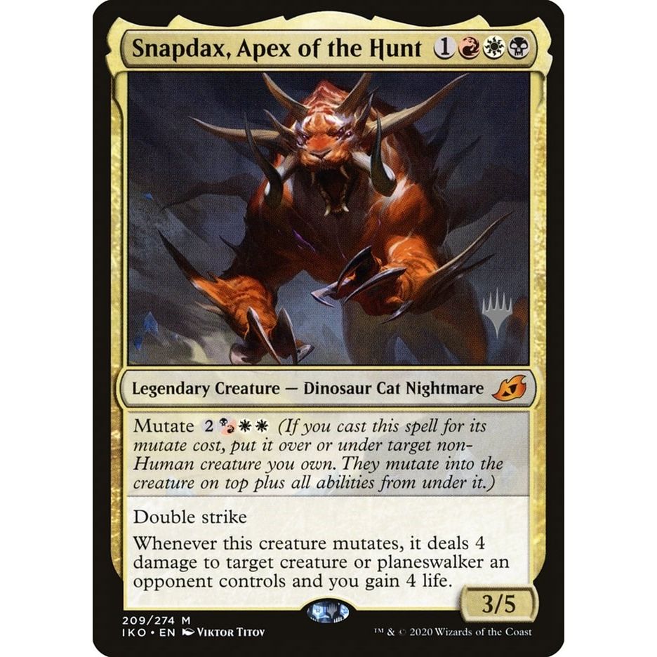 Image for Snapdax, Apex of the Hunt (209) (PPIKO) - Magic: The Gathering