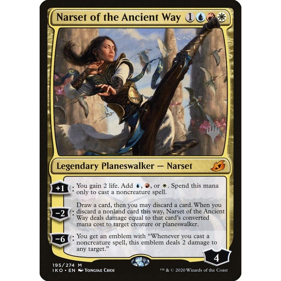 Image for Narset of the Ancient Way (195) (PPIKO) - Magic: The Gathering