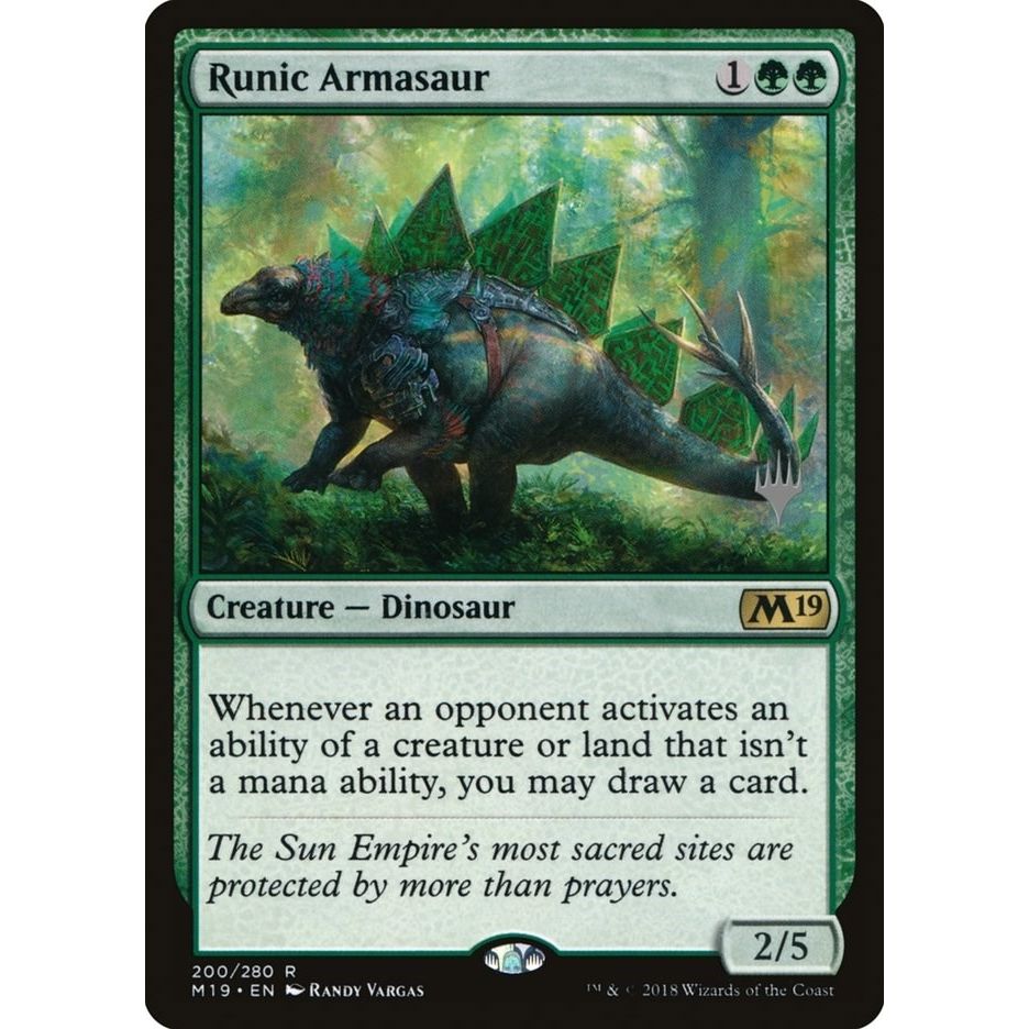 Image for Runic Armasaur (200) (PPIKO) - Magic: The Gathering