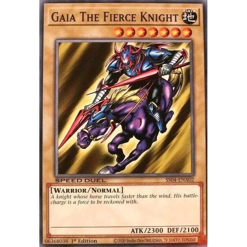 Image for Gaia The Fierce Knight (SS04-ENA02) (SS04) - YuGiOh
