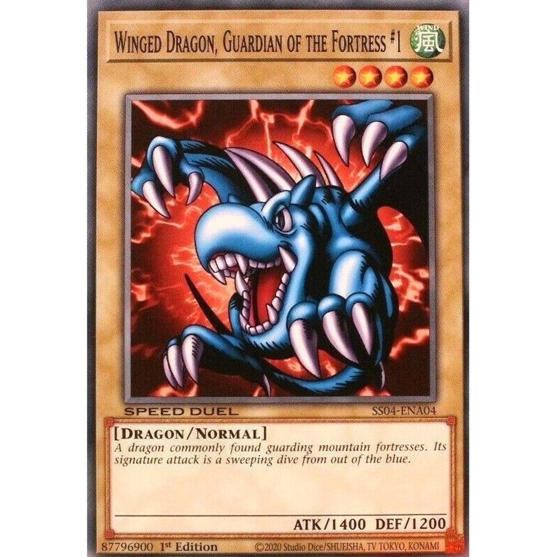 Image for Winged Dragon, Guardian of the Fortress #1 (SS04-ENA04) (SS04) - YuGiOh
