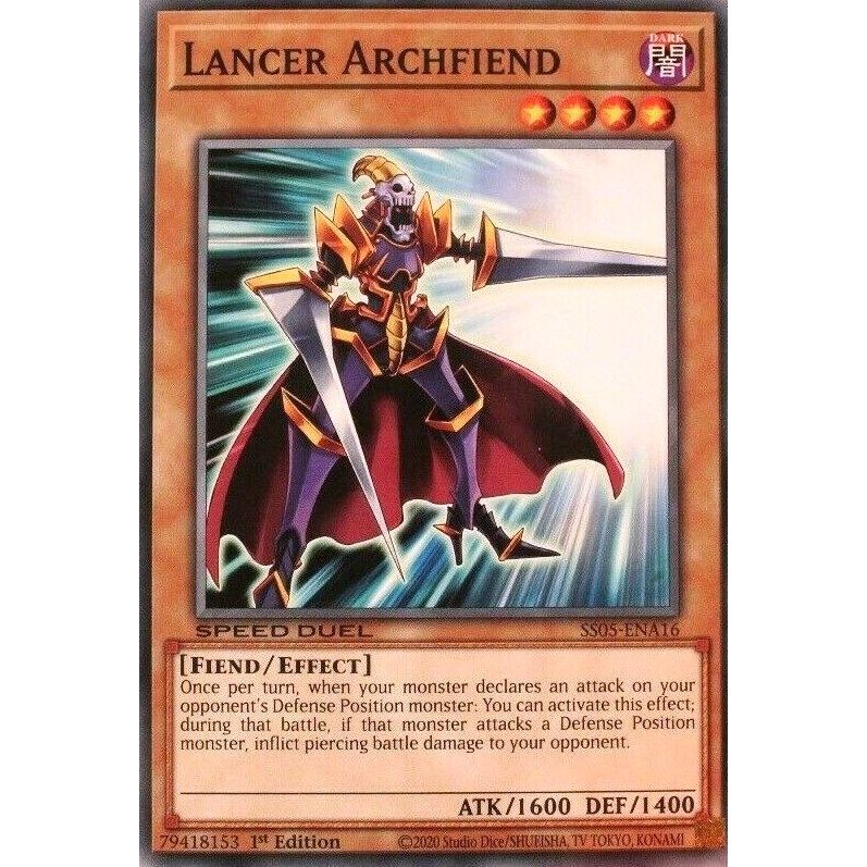 Image for Lancer Archfiend (SS05-ENA16) (SS05) - YuGiOh