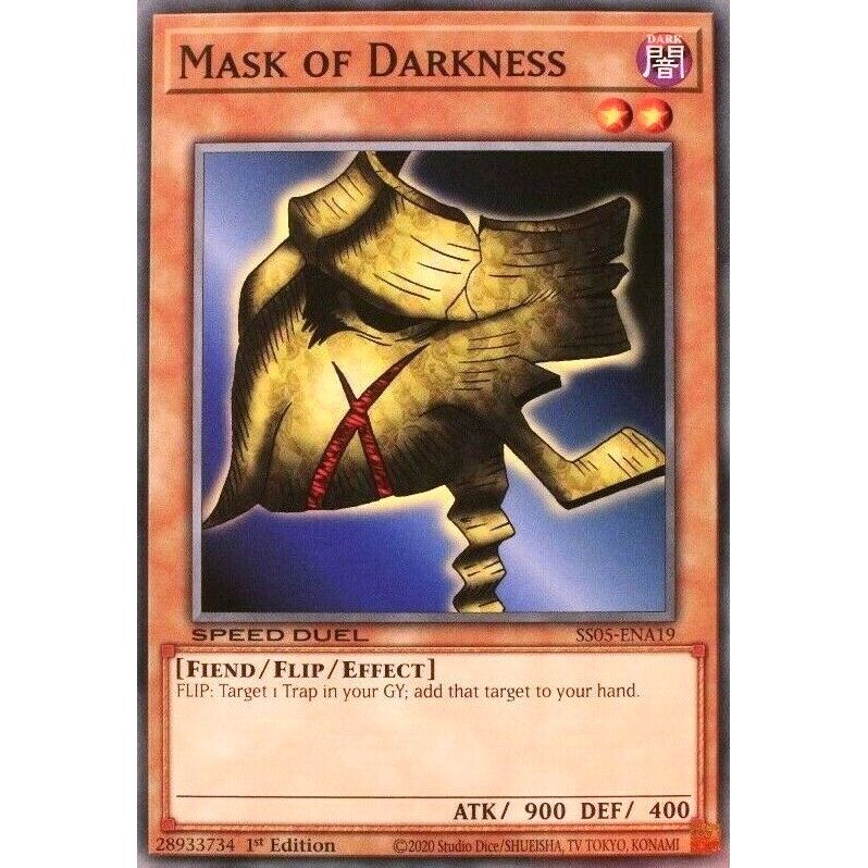 Image for Mask of Darkness (SS05-ENA19) (SS05) - YuGiOh