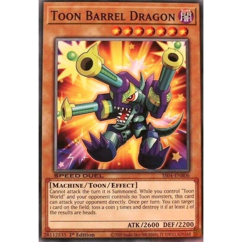 Image for Toon Barrel Dragon (SS04-ENB06) (SS04) - YuGiOh
